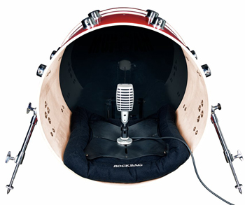 Фото Rockbag RB22181B  подушка для бас-барабана с держателем для микрофона