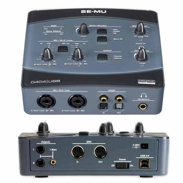 Фото Аудиоинтерфейс Creative Professional E-MU 0404 USB