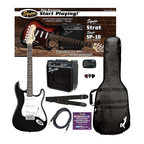 Фото Электрогитара FENDER SQUIER SE SPECIAL/SQUIER SP-10 AMPLIFIER - BLACK