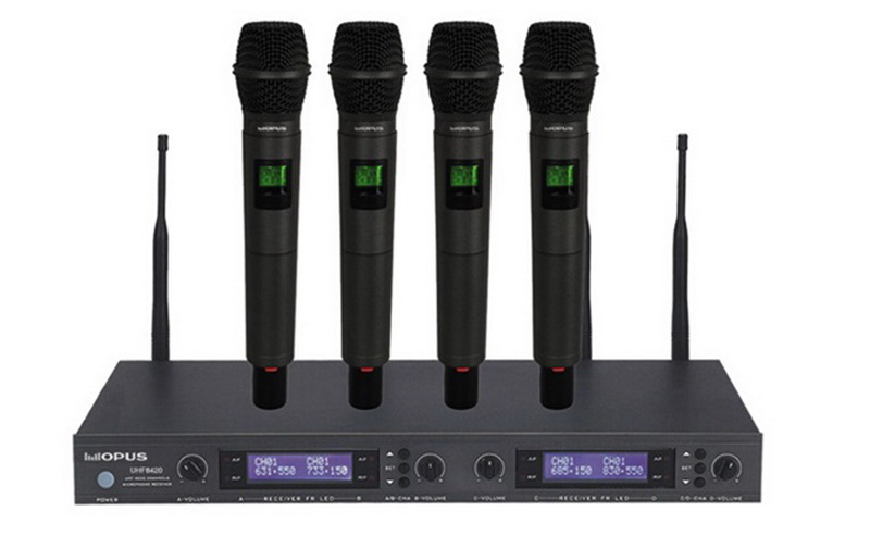 Фото Радиосистема 4 ручных микрофона OPUS UHF 8420HH