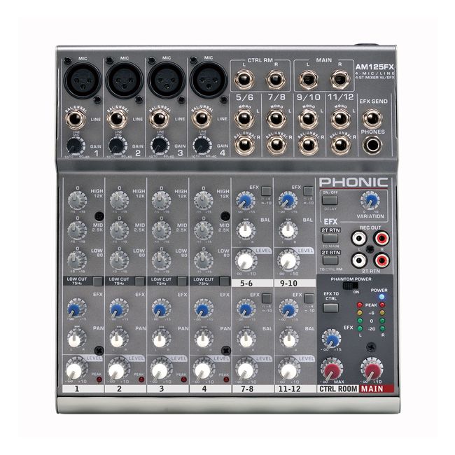 Фото Микшерный пульт Phonic AM 125 Fx