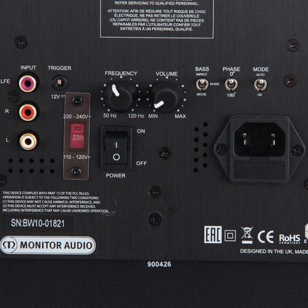 Фото Monitor Audio Bronze W10 White Ash