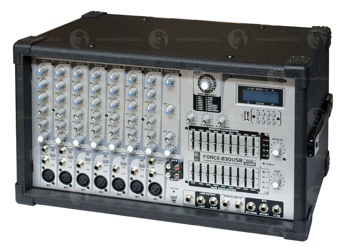 Фото Активный микшерный пульт EUROSOUND FORCE-830USB