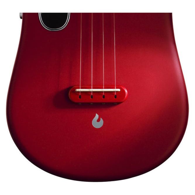 Фото Укулеле трансакустическая Lava ME U 23" FREEBOOST SPARKLE RED