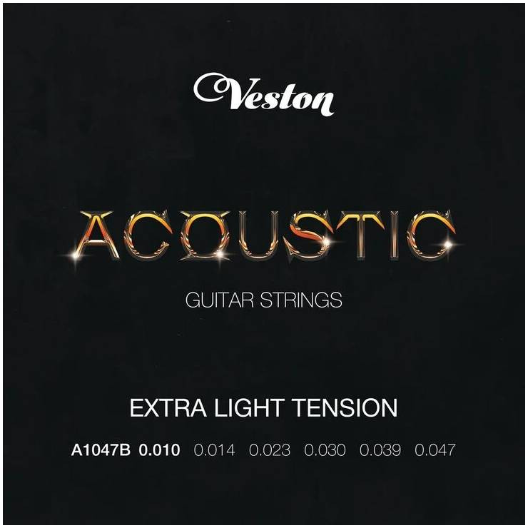 Фото Струны для акустической гитары VESTON A1047 B