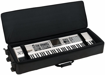 Фото Rockcase RC21519B SALE  мягкий кейс для клавишных на колесах 130х38х15 см. (CP33, Motif XS7)