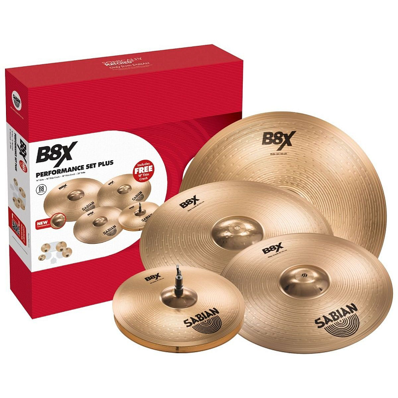 Фото Комплект тарелок Sabian B8X Performance Set Plus