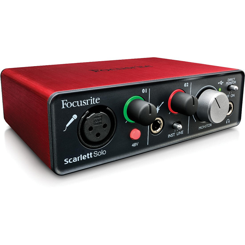 Фото Аудиоинтерфейс Focusrite Scarlett Solo USB