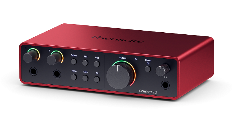 Фото Аудиоинтерфейс Focusrite Scarlett 2i2 4th Gen