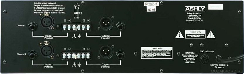 Фото Графический эквалайзер Ashly GQX-3102S
