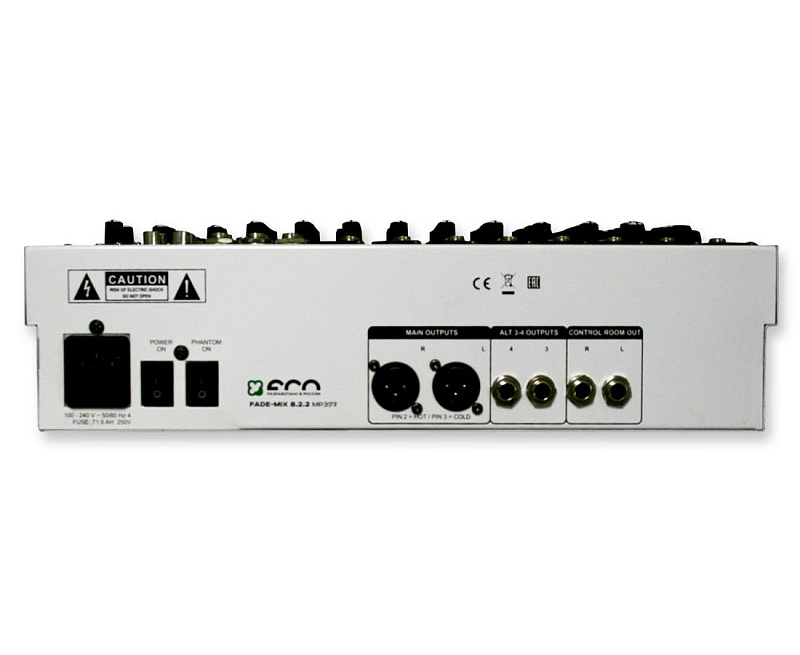 Фото Микшерный пульт ECO FADE-MIX 8.2.2 MP3FX 