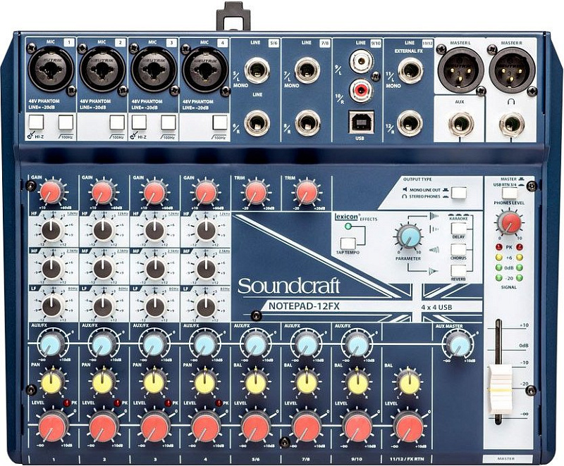Фото Микшерный пульт Soundcraft Notepad-12FX