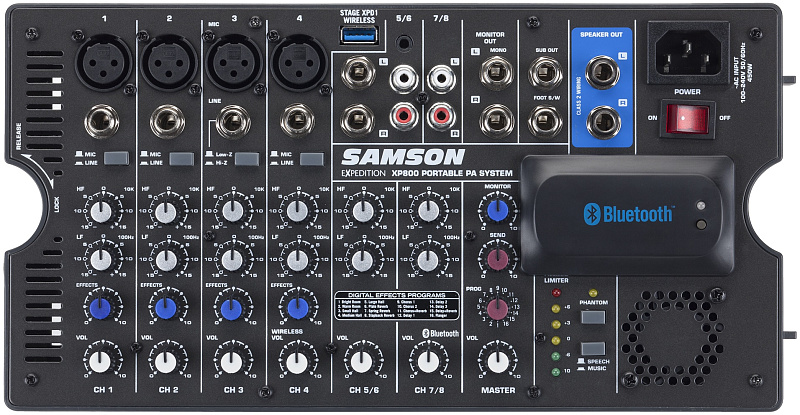 Фото Портативная система звукоусиления Samson XP800