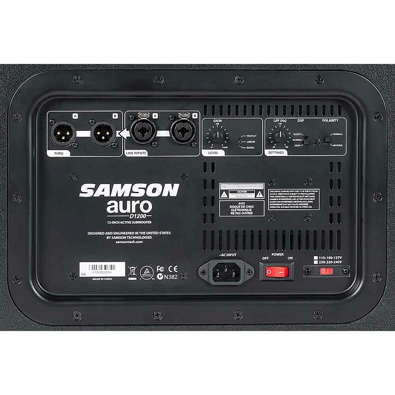 Фото Активный сабвуфер Samson Auro D1200
