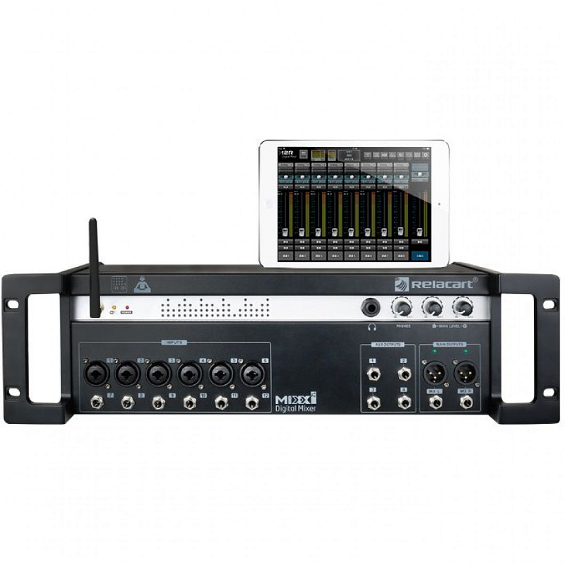 Фото 12-Канальный цифровой микшер с DANTE интерфейсом RELACART MIXX12