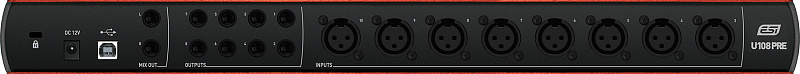Фото Аудиоинтерфейс ESI U108 Pre