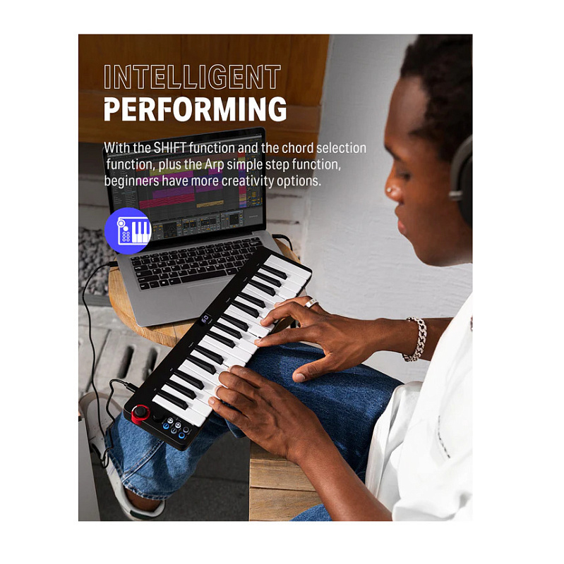 Фото Midi клавиатура Donner Music N-32