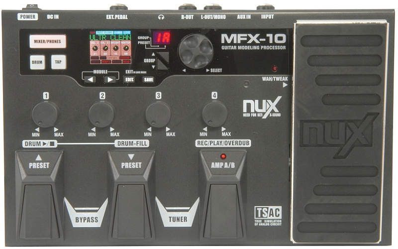 Фото Гитарный процессор Cherub NUX-MFX-10