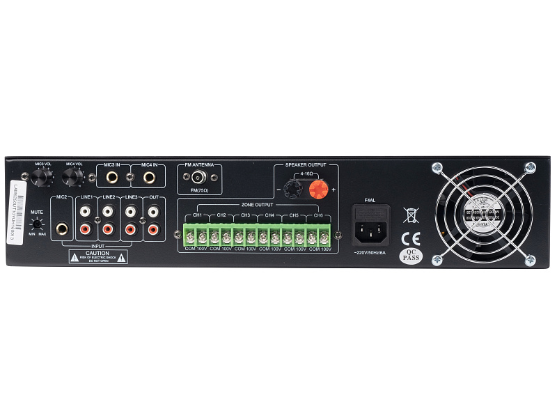 Фото Усилитель мощности трансляционный LAudio LAM6350UT