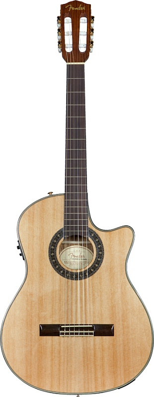 Фото Акустическая гитара FENDER CN-240SCE THINLINE NATURAL