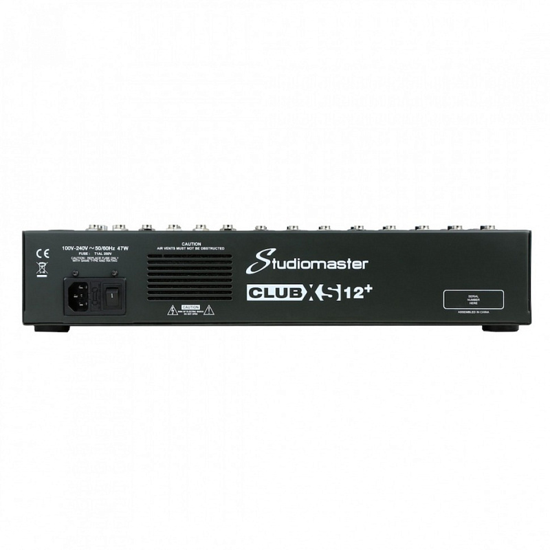 Фото Микшерный пульт STUDIOMASTER CLUB XS12 +