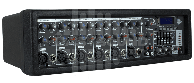 Фото Активный микшерный пульт EASYSOUND SIREN SET 2EQ MIXER