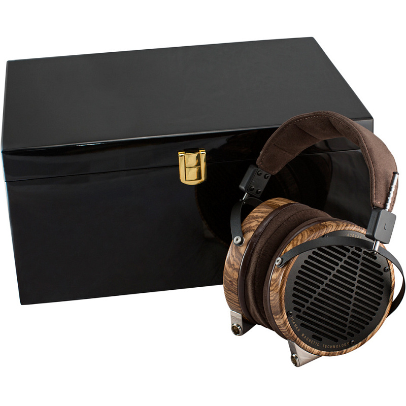 Фото Audeze LCD3 зебрано/коричневая кожа