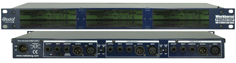 Фото Radial Powerstrip рэк на 3 модуля 500-серии