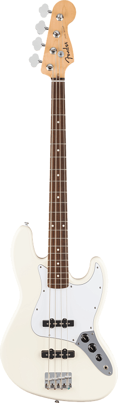 Фото Бас гитара FENDER Standard Jazz Bass Olympic White