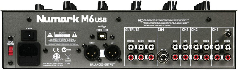 Фото DJ-микшер Numark M6USB