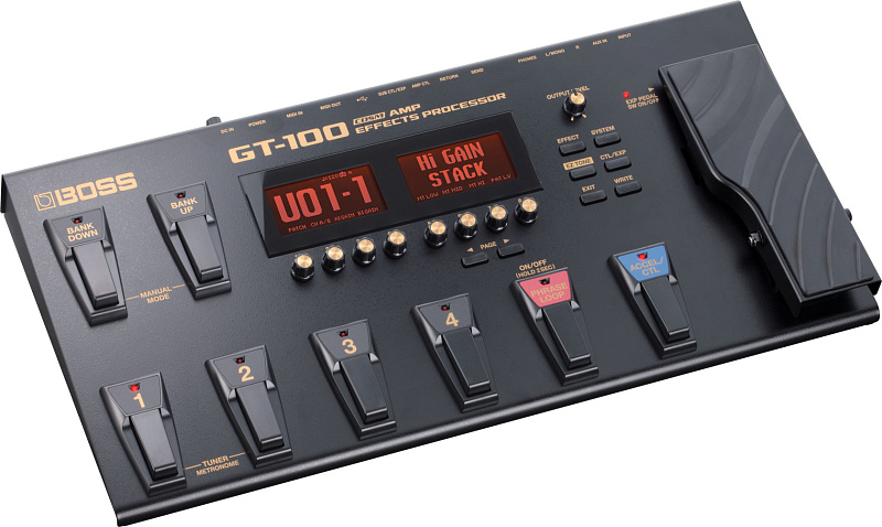 Фото Boss gt-100 гитарный процессор
