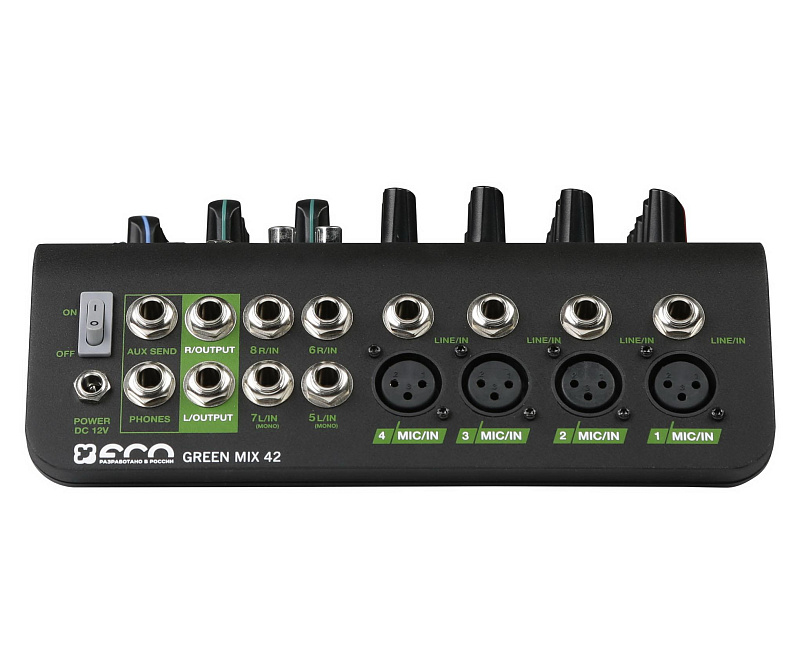 Фото Микшерный пульт ECO GREEN MIX 42