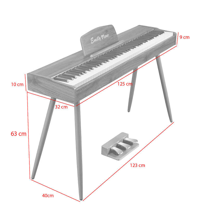 Фото Цифровое фортепиано EMILY PIANO D-47 WH