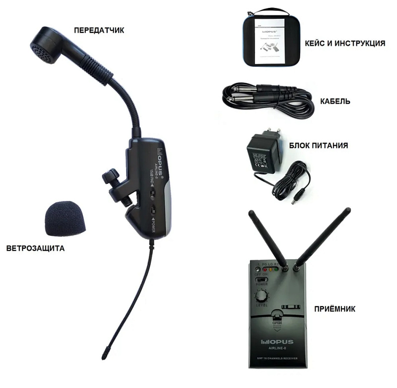 Фото 16-канальная система для саксофона OPUS AIRLINE-S