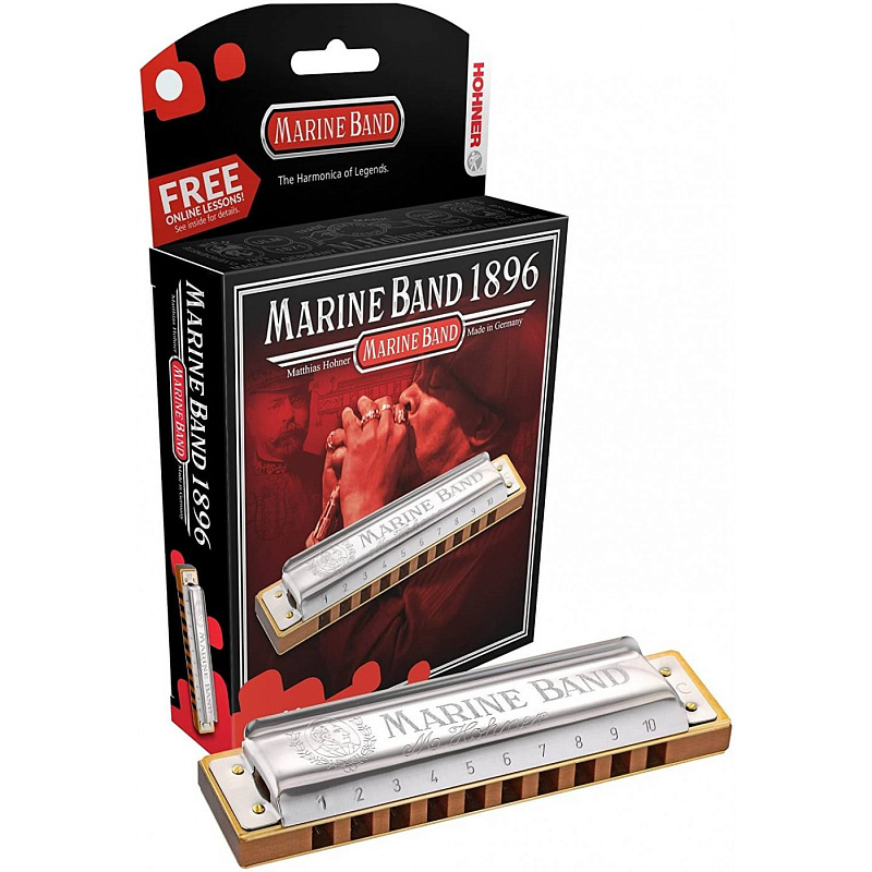 Фото HOHNER Marine Band 1896/20 G - Губная гармоника диатоническая Хонер