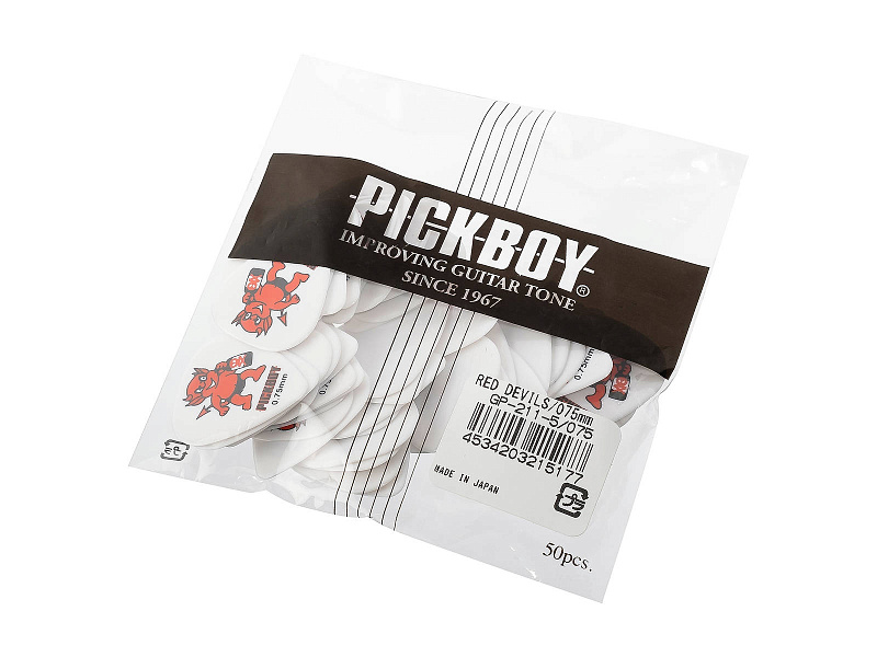 Фото Медиаторы Pickboy GP-211-5/075 Celltex Red Devil