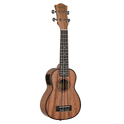 Укулеле сопрано со звукоснимателем Cascha HH-2026E Mahogany Series