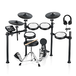 Электронная ударная установка DONNER DED-200P Electric Drum Set 5 Drums 3 Cymbals