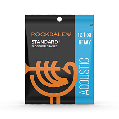 Струны ROCKDALE STANDARD 12-53 Phosphor Bronze Heavy