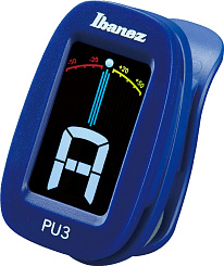 Гитарный хроматический тюнер IBANEZ PU3-BL CLIP TUNER