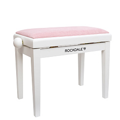 Банкетка для пианиста ROCKDALE RHAPSODY 131 SV WHITE PINK