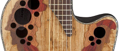 OVATION CE44P-SM Celebrity Elite Plus Mid Cutaway Natural Spalted Maple