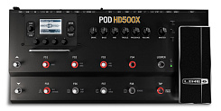 LINE6 POD HD500X гитарный процессор эффектов, 12 футсвичей, педаль экспрессии