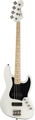 Squier Contemporary Active Jazz Bass® HH, Maple Fingerboard, Flat White