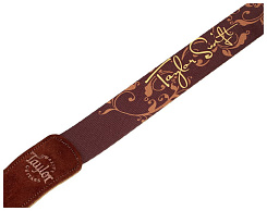 TAYLOR 66000 Taylor Swift Signature Guitar Strap, Brown