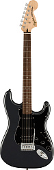 Электрогитара в комплекте FENDER SQUIER Affinity 2021 Stratocaster HSS Pack LRL Charcoal Frost Metallic