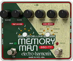 Electro-Harmonix Deluxe Memory Man Tap Tempo 550-T SALE  гитарная педаль Ultimate Analog Delay