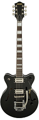 Gretsch G2655T Streamliner Center Block Jr. with Bigsby, BroadTron Pickups, Black