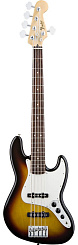 Бас-гитара FENDER STANDARD JAZZ BASS V BROWN SUNBURST TINT