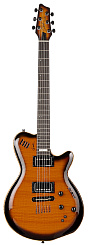 Godin 024087 LGX-SA Cognac Burst Flame AA